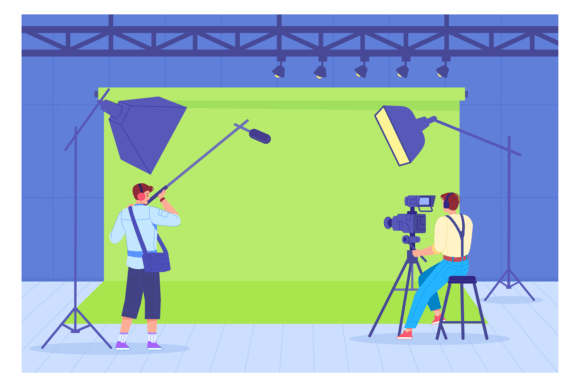 Download Video Recording Studio on Green Screen T - Studio Collection