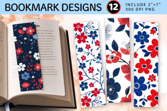 Download Red Blue &amp; White Cute Flowers PNG Bookma - Blue Collection