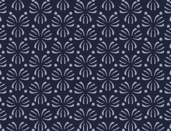 Download Blue Flower Surface Pattern Design - Blue Collection