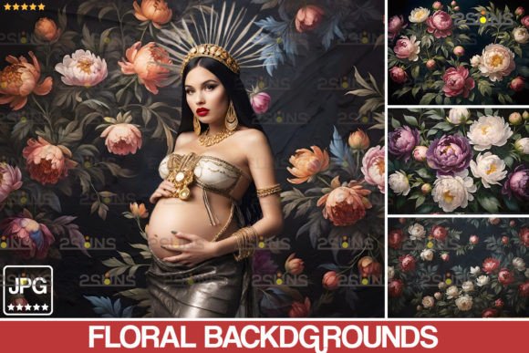 Download Floral Backgrounds Maternity Studio - Studio Collection