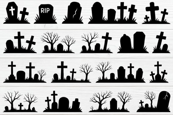 Download Halloween Tombstone SVG Bundle - Tombstone Collection