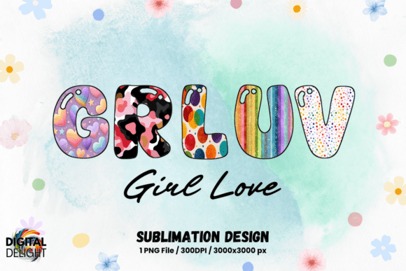 Download Girls Together GRLUV Sublimation - Premium Bundle