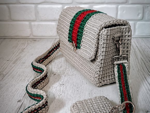 Download Crochet Pattern Bag with Stripes PDF - Crochet Collection