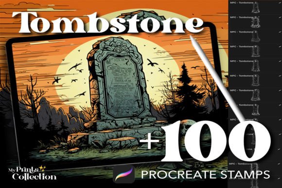 Download 100+ Procreate Tombstone Stamps - Tombstone Collection
