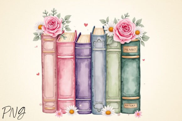 Download Books Flowers Sublimation, Spring PNG - Flowers sublimation Collection