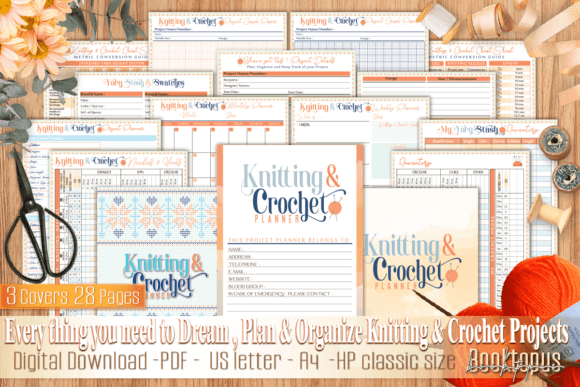 Download The Knitting &amp; Crochet Project Planner - Crochet Collection