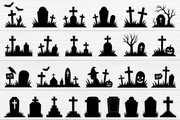 Download Tombstone Silhouette SVG - Tombstone Collection
